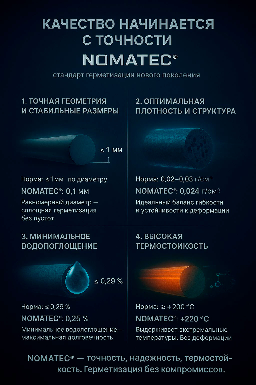 Nomatec надежный термостойкий шнур для швов в цементобетонных покрытиях